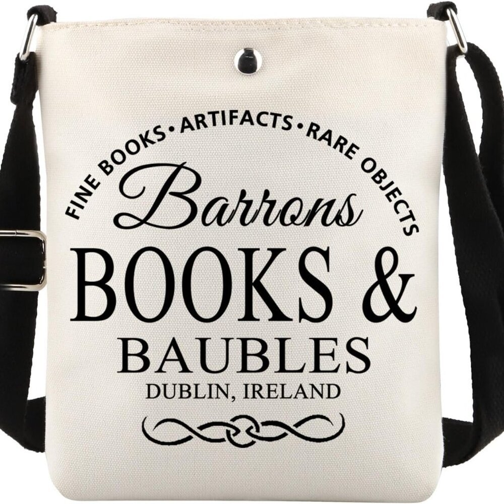 Durable Canvas Travel Bag - Perfect Gift for Book Lovers, 8.27'' x 7.87''